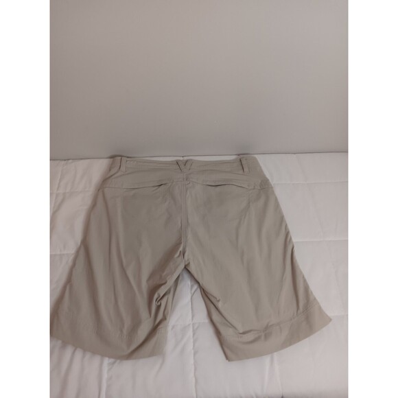 Eddie Bauer Womens Nylon Travex Burmuda Shorts Tan Sz 8 - Picture 6 of 7